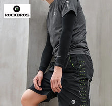 Cargar imagen en el visor de la galería, Rockbros® Par de Mangas Standard Ciclismo Deportivas | Negro
