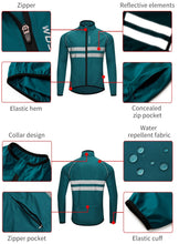 Cargar imagen en el visor de la galería, Wosawe® Casaca Cortaviento Reflectante Ciclismo | M-L-XL
