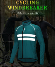 Cargar imagen en el visor de la galería, Wosawe® Casaca Cortaviento Reflectante Ciclismo | M-L-XL
