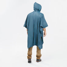 Cargar imagen en el visor de la galería, Forclaz® PONCHO Impermeable Importado Lluvia Montaña Trekking | S-M
