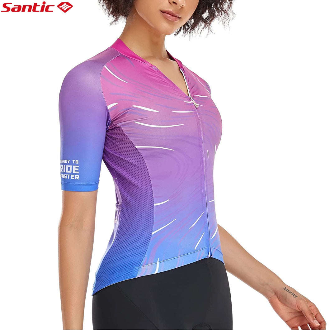 Santic® Mujer Jersey Pro Fit Ciclismo Maillot | XS-S-M-L