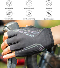 Cargar imagen en el visor de la galería, Rockbros® Guantes de Ciclismo SBR Reflectantes
