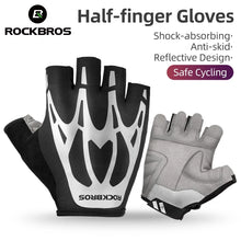 Cargar imagen en el visor de la galería, Rockbros® Guantes de Ciclismo con Reflectantes y Esponja de Alta Densidad MTB | S-M-L-XL
