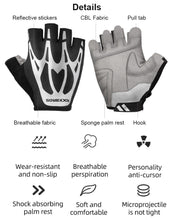 Cargar imagen en el visor de la galería, Rockbros® Guantes de Ciclismo con Reflectantes y Esponja de Alta Densidad MTB | S-M-L-XL
