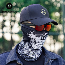 Cargar imagen en el visor de la galería, Rockbros® Bandana Deportiva Protección UV Ciclismo Moto Skull
