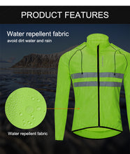 Cargar imagen en el visor de la galería, Wosawe® Casaca Cortaviento Ciclismo Reflectante Capucha | M-L-XL-XXL
