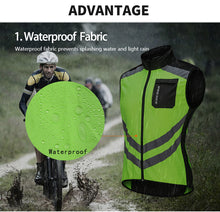 Cargar imagen en el visor de la galería, Wosawe® Chaleco Cortaviento Reflectante Ciclismo | M-L-XL
