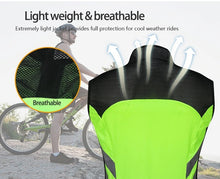 Cargar imagen en el visor de la galería, Wosawe® Chaleco Cortaviento Reflectante Ciclismo | M-L-XL
