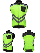 Cargar imagen en el visor de la galería, Wosawe® Chaleco Cortaviento Reflectante Ciclismo | M-L-XL
