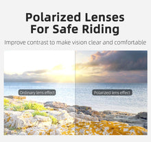 Cargar imagen en el visor de la galería, Rockbros® Lentes Deportivos Polarizados Amarillos para días nublados 10164 Ciclismo Protección UV400
